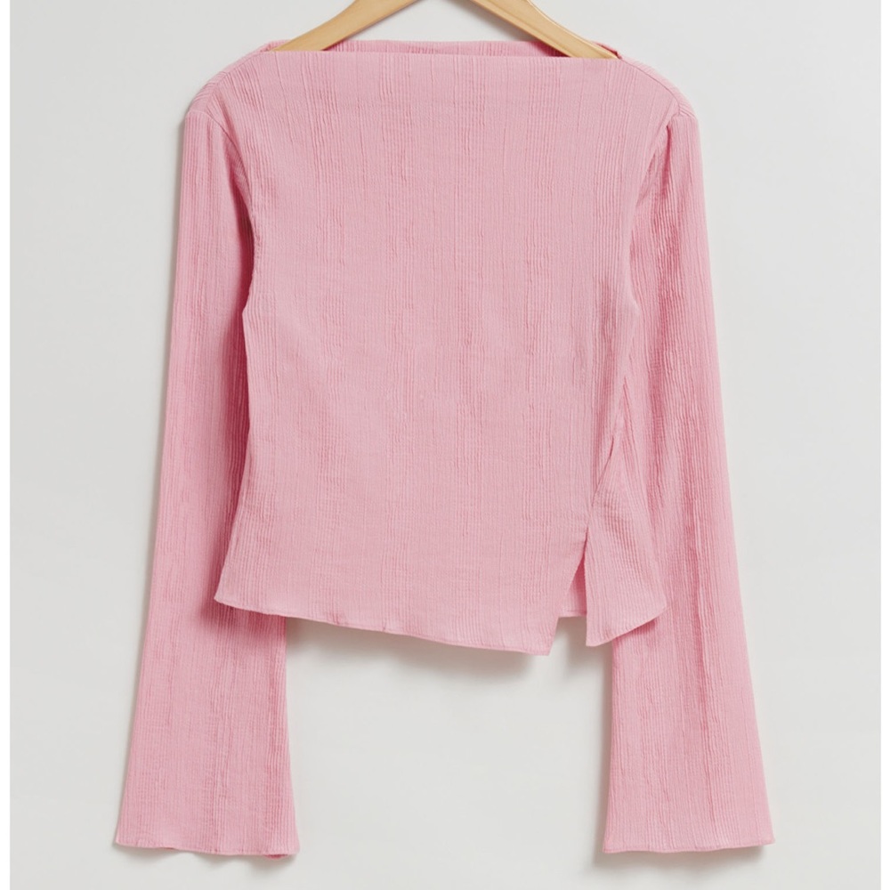& Other Stories Plisse Top